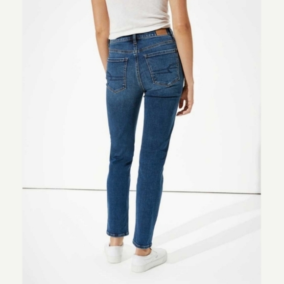 ❤[3/$35] AE Next Level Slim Straight Jean Cropped Petite Length - Picture 2 of 9